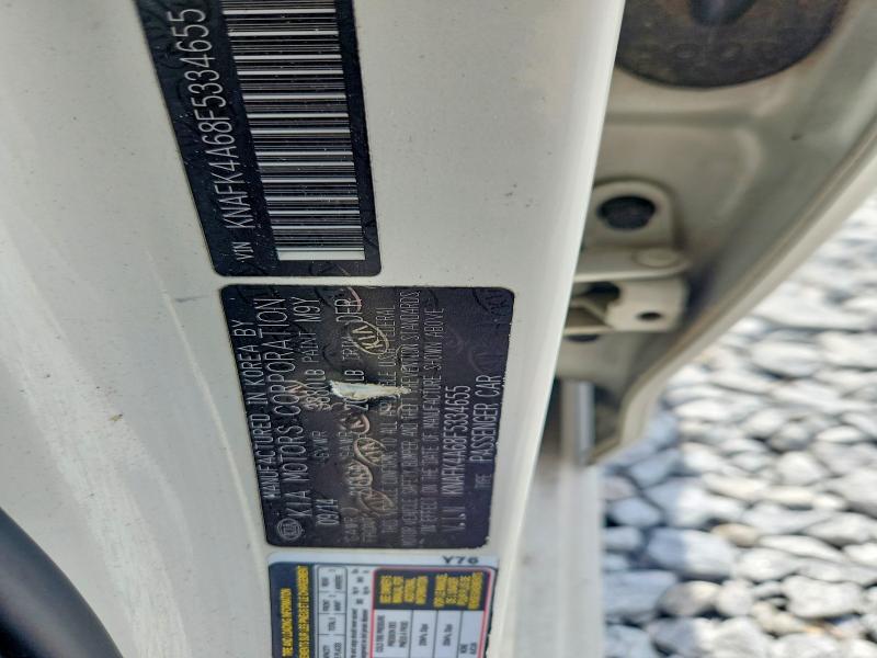 58358366 :رقم المزاد ، KNAFK4A68F5334655 vin ، 2015 Kia Forte مزاد بيع