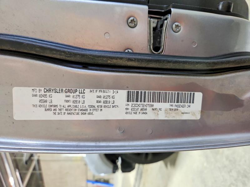 Продажа на аукционе авто 2014 Dodge Charger Aw, vin: 2C3CDXDT5EH275580, номер лота: 57623296