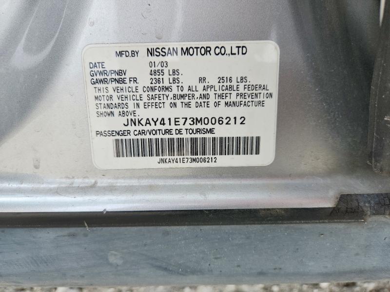 Продажа на аукционе авто 2003 Infiniti M45, vin: JNKAY41E73M006212, номер лота: 56790936