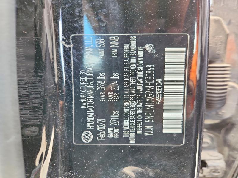 Продажа на аукционе авто 2021 Hyundai Elantra, vin: 5NPLM4AG9MH030868, номер лота: 57932896