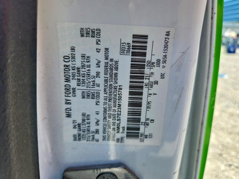 Продажа на аукционе авто 2021 Ford Transit Connect, vin: NM0LS7E23M1505781, номер лота: 55725856