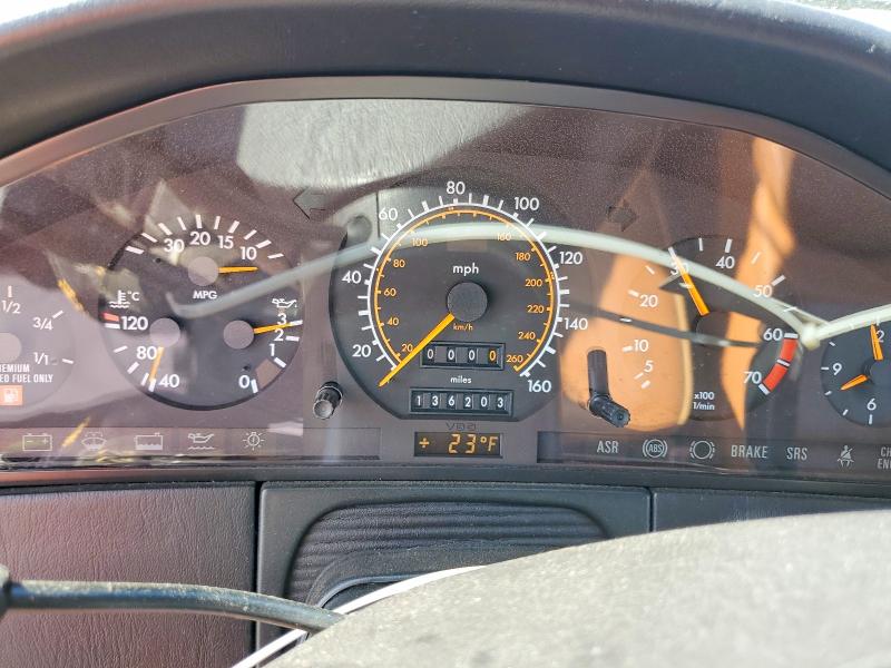 1992 Mercedes-benz 500 მანქანა იყიდება აუქციონზე, vin: WDBGA51E3NA042178, აუქციონის ნომერი: 58999436