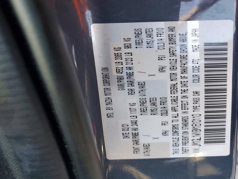 57572396 :رقم المزاد ، JM1GL1WY8M1610110 vin ، 2021 Mazda 6 مزاد بيع