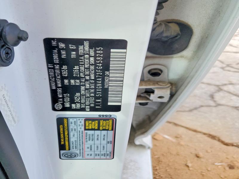 Aukcja sprzedaży 2015 Kia Optima, vin: 5XXGN4A73FG458285, numer aukcji: 49164196