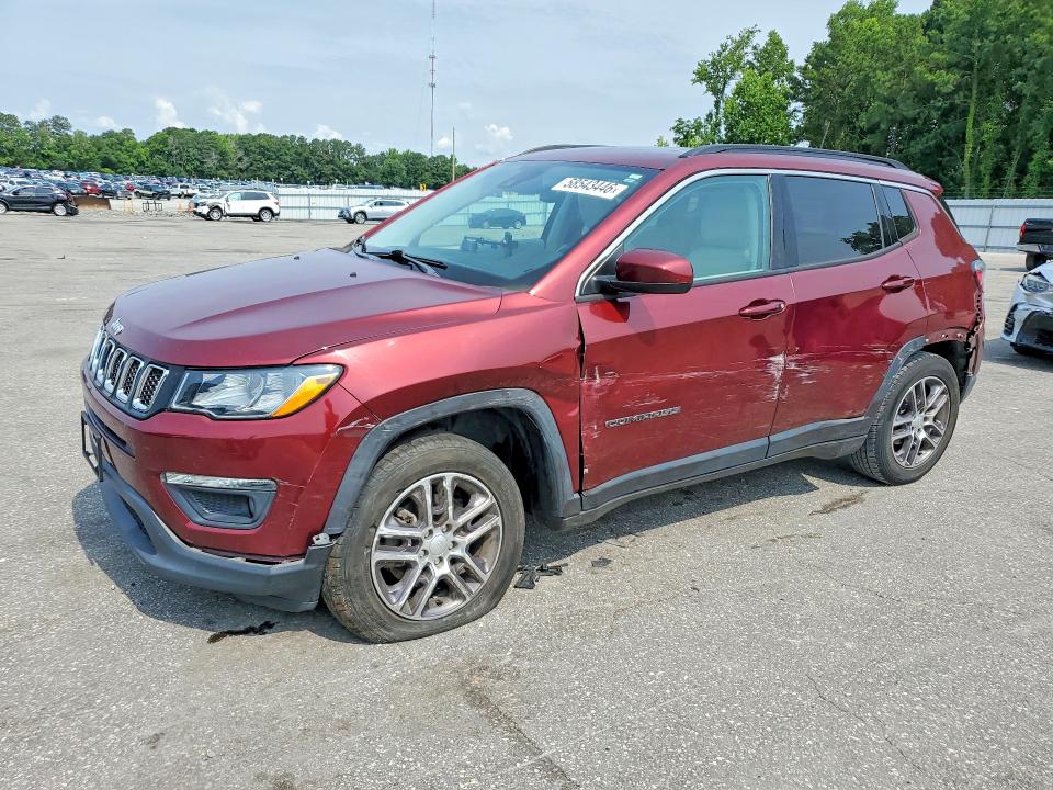 2020 Jeep Compass მანქანა იყიდება აუქციონზე, vin: 3C4NJCBB3LT257180, აუქციონის ნომერი: 58543446