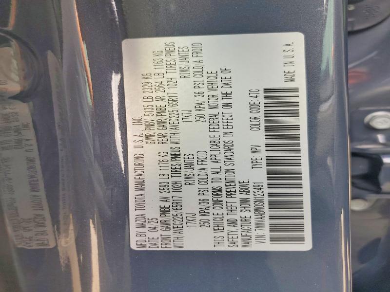Aukcja sprzedaży 2025 Mazda Cx-50, vin: 7MMVAABW0SN123491, numer aukcji: 59077006