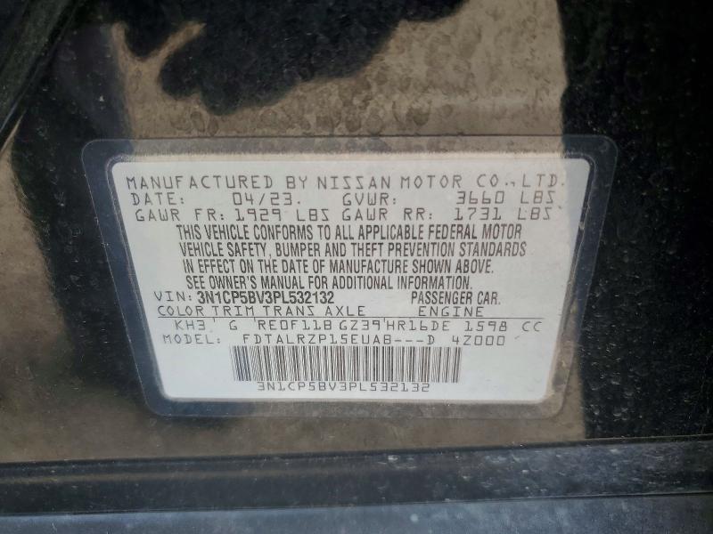 Продаж на аукціоні авто 2023 Nissan Kicks, vin: 3N1CP5BV3PL532132, номер лоту: 58271366