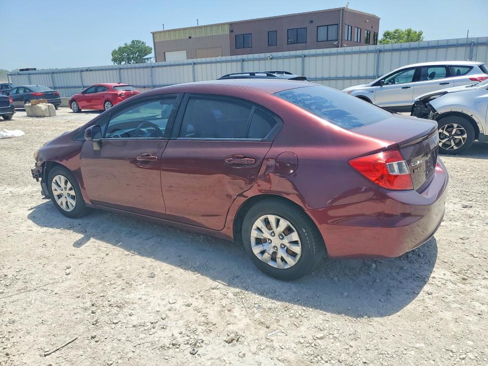Продажа на аукционе авто 2012 Honda Civic, vin: 19XFB2F59CE003722, номер лота: 58071616