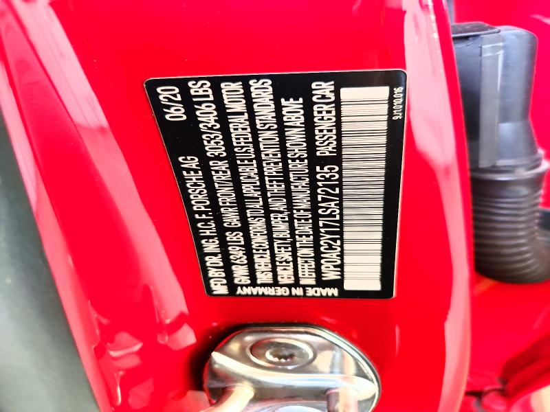 Aukcja sprzedaży 2020 Porsche Taycan, vin: WP0AC2Y17LSA72135, numer aukcji: 58432726