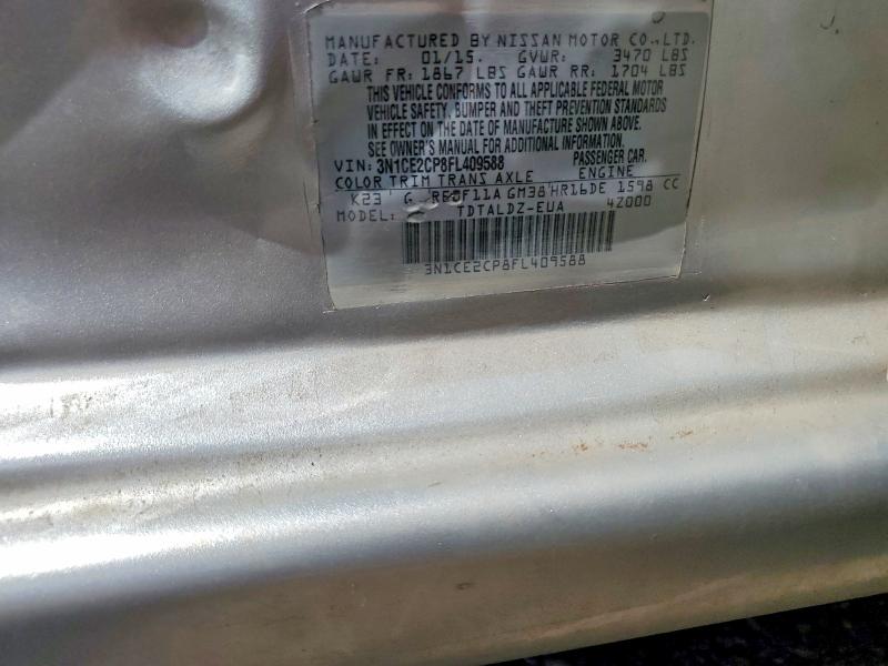 Aukcja sprzedaży 2015 Nissan Versa Note, vin: 3N1CE2CP8FL409588, numer aukcji: 55613286