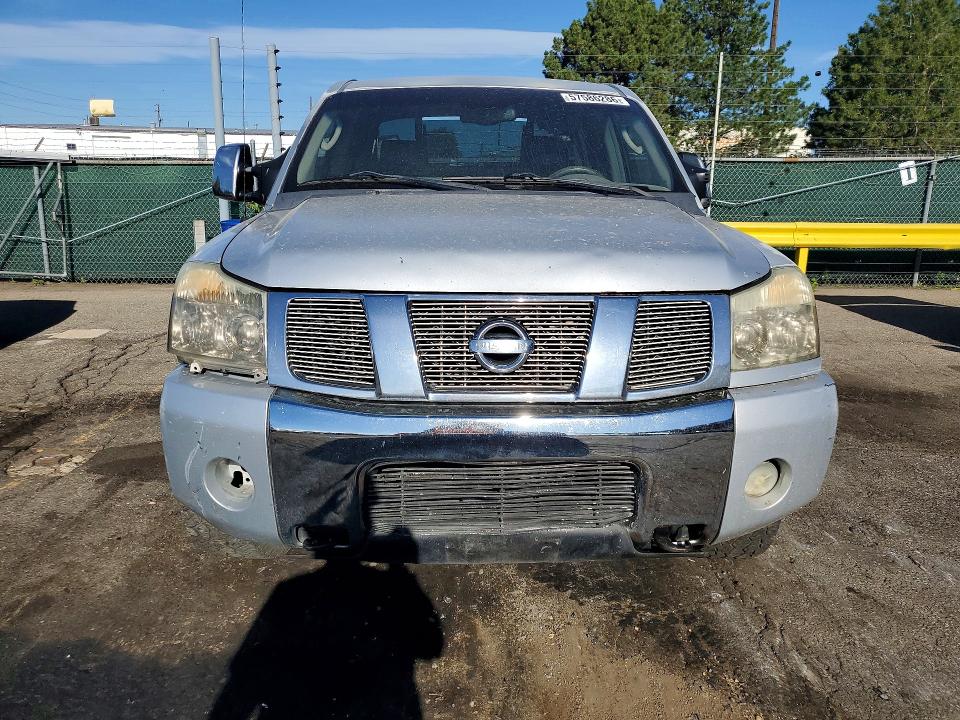 2005 Nissan Titan მანქანა იყიდება აუქციონზე, vin: 1N6AA07B35N560515, აუქციონის ნომერი: 57586286