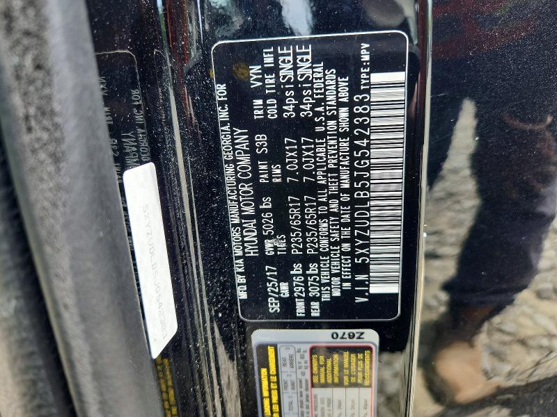 Продажа на аукционе авто 2018 Hyundai Santa Fe Sport, vin: 5XYZUDLB5JG542383, номер лота: 59310086
