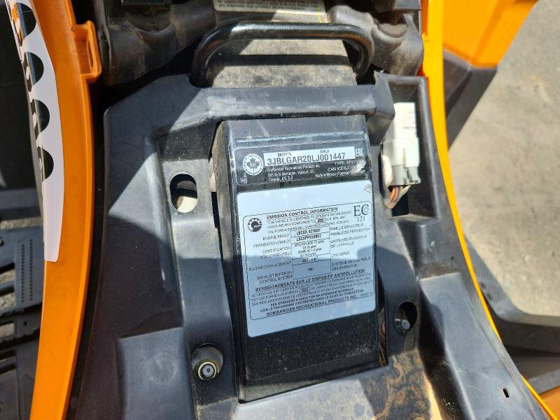 Продаж на аукціоні авто 2020 Can-am Outlander, vin: 3JBLGAR20LJ001447, номер лоту: 59068806