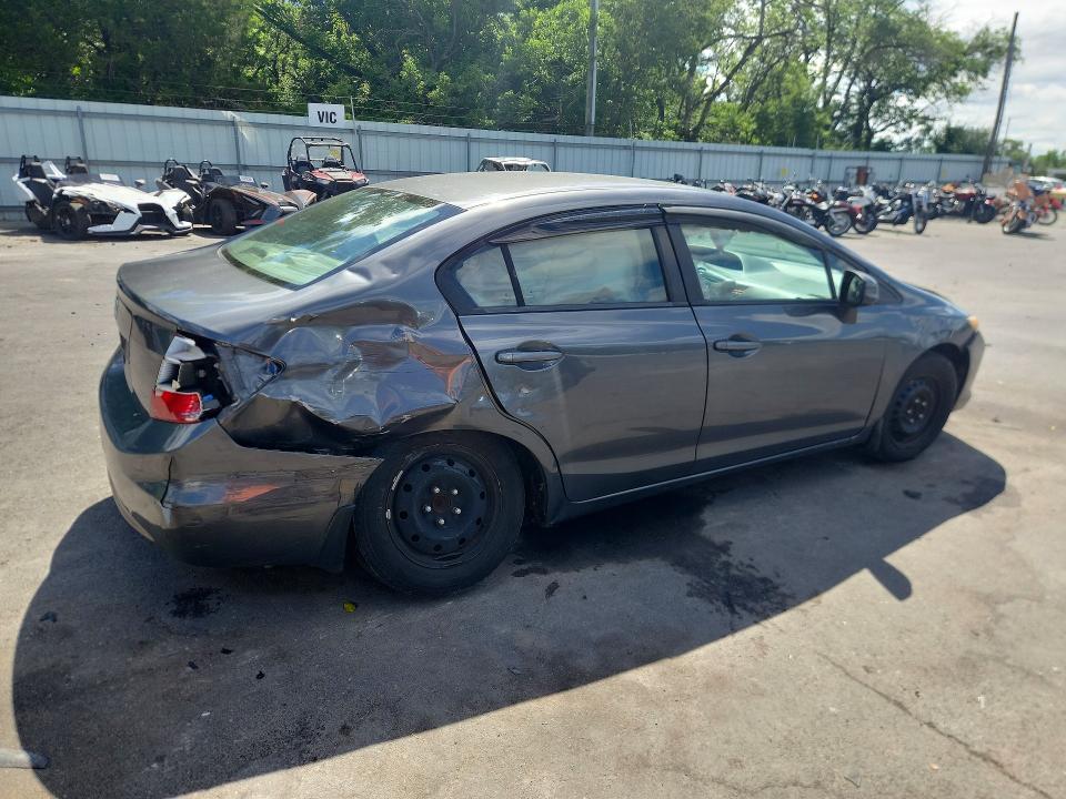 2012 Honda Civic მანქანა იყიდება აუქციონზე, vin: 19XFB2F52CE072655, აუქციონის ნომერი: 56151186