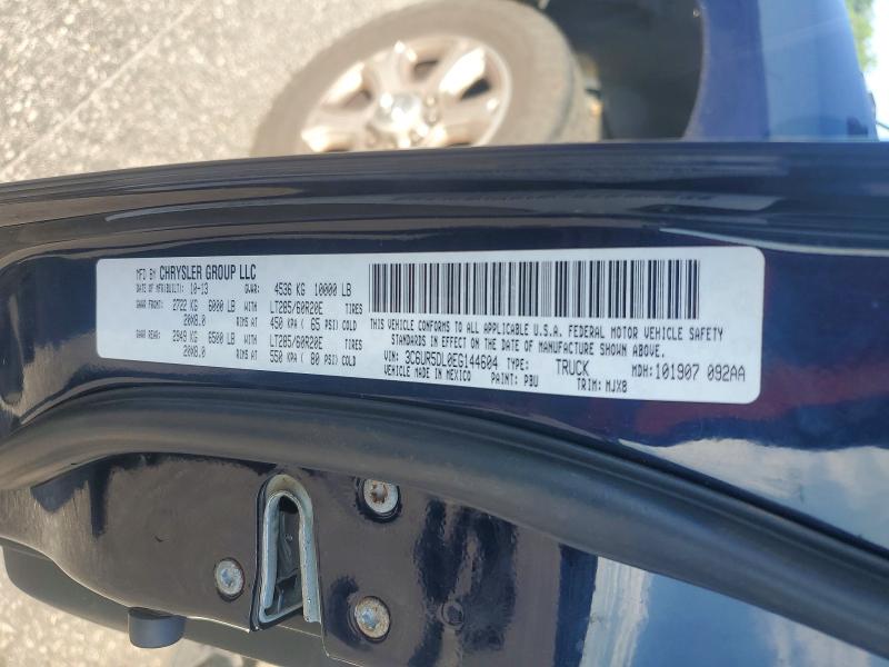 Продаж на аукціоні авто 2014 Ram 2500, vin: 3C6UR5DL0EG144604, номер лоту: 58237846