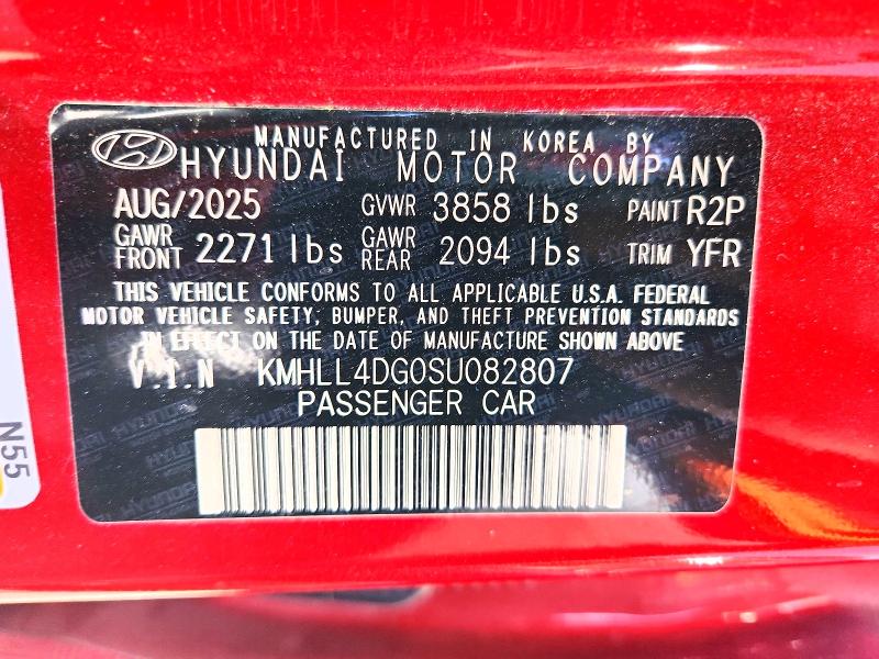 Aukcja sprzedaży 2025 Hyundai Elantra, vin: KMHLL4DG0SU082807, numer aukcji: 55303466