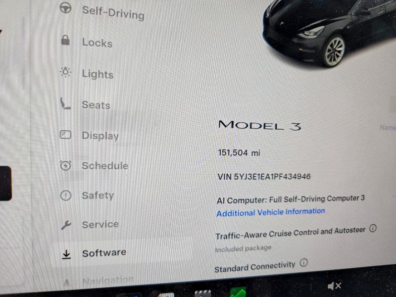 Продажа на аукционе авто 2023 Tesla Model 3, vin: 5YJ3E1EA1PF434946, номер лота: 55635776