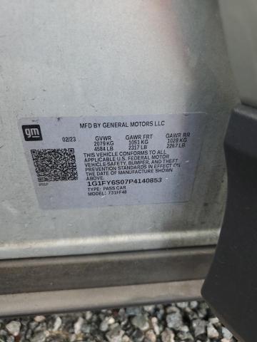 Продажа на аукционе авто 2023 Chevrolet Bolt Euv, vin: 1G1FY6S07P4140853, номер лота: 58779286