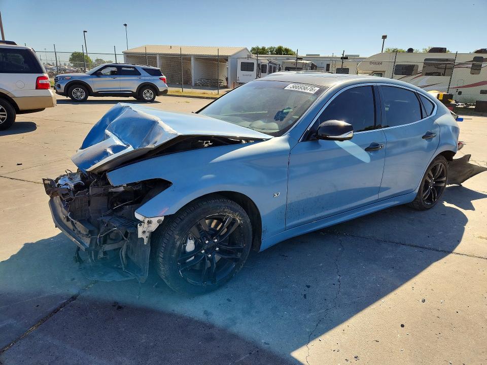 56695676 :رقم المزاد ، JN1BY1AP1FM541565 vin ، 2015 Infiniti Q70 مزاد بيع