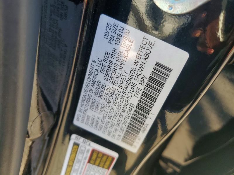 2025 Acura Rdx მანქანა იყიდება აუქციონზე, vin: 5J8TC2H77SL034439, აუქციონის ნომერი: 57066466