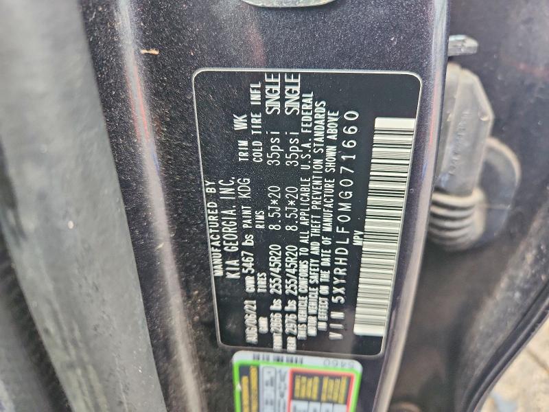 Продаж на аукціоні авто 2021 Kia Sorento, vin: 5XYRHDLF0MG071660, номер лоту: 57023596