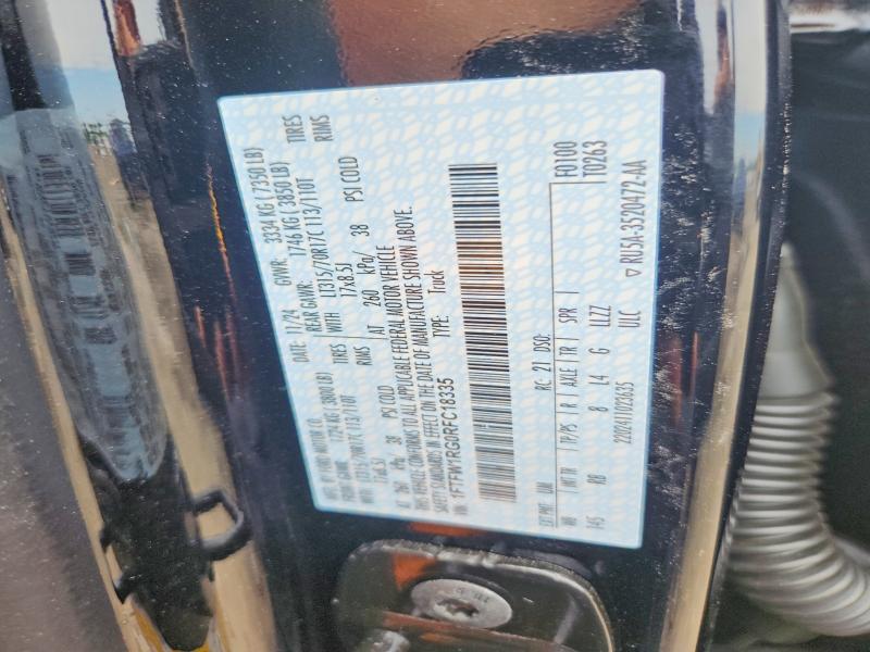 Продаж на аукціоні авто 2024 Ford F150, vin: 1FTFW1RG0RFC18335, номер лоту: 57715196