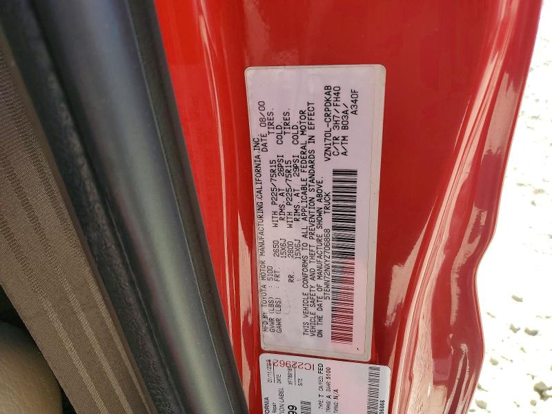 Продаж на аукціоні авто 2000 Toyota Tacoma, vin: 5TEWN72NXYZ706868, номер лоту: 59620366