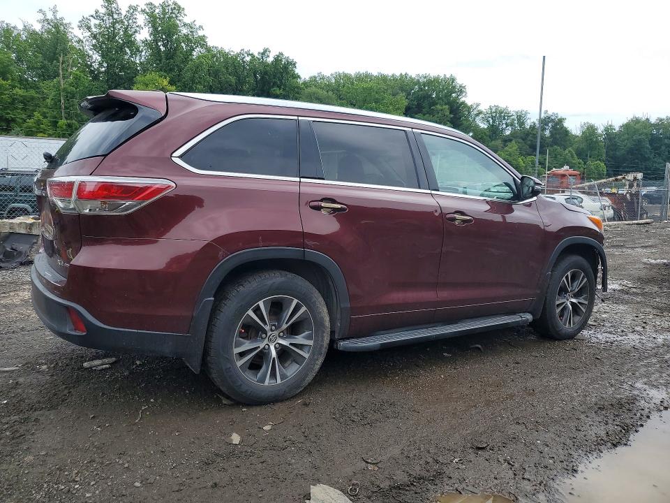 Продажа на аукционе авто 2016 Toyota Highlander, vin: 5TDJKRFH4GS253779, номер лота: 55508116
