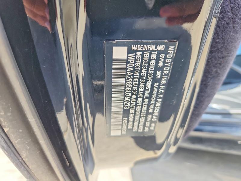 Продаж на аукціоні авто 2008 Porsche Cayman, vin: WP0AA29858U760273, номер лоту: 56816796
