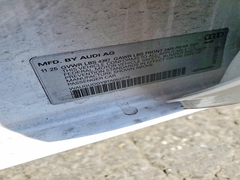 Продажа на аукционе авто 2026 Audi A3, vin: WAUGUDGY9TA052275, номер лота: 55749266