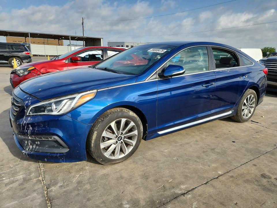 2017 Hyundai Sonata მანქანა იყიდება აუქციონზე, vin: 5NPE34AF2HH539712, აუქციონის ნომერი: 59008476