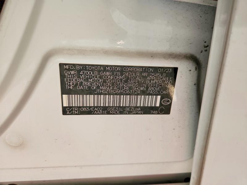 Продажа на аукционе авто 2023 Lexus Is 350, vin: JTHGZ1B26P5063124, номер лота: 56263796