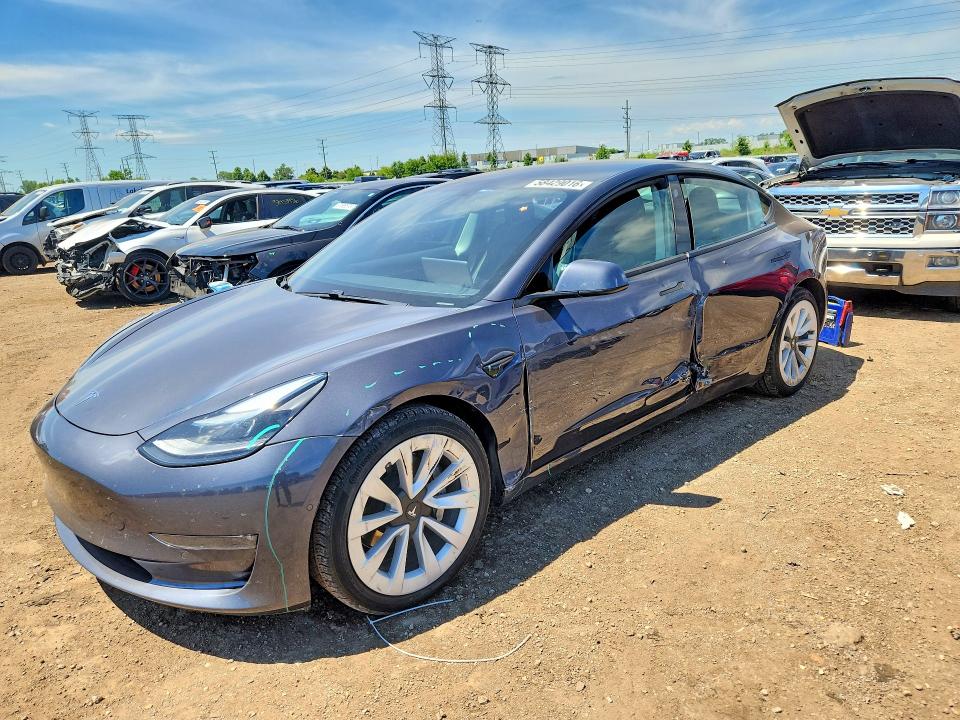 Продаж на аукціоні авто 2021 Tesla Model 3, vin: 5YJ3E1EB7MF015259, номер лоту: 58429016