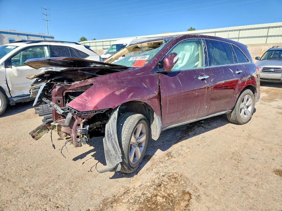 57877586 :رقم المزاد ، 2HNYD2H29CH508602 vin ، 2012 Acura Mdx مزاد بيع