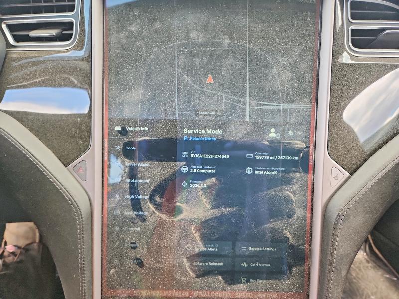 Продаж на аукціоні авто 2018 Tesla Model S, vin: 5YJSA1E22JF274549, номер лоту: 56022466