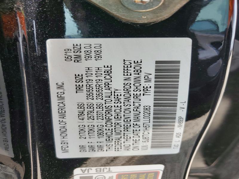 Aukcja sprzedaży 2020 Acura Rdx, vin: 5J8TC1H57LL002083, numer aukcji: 58245146