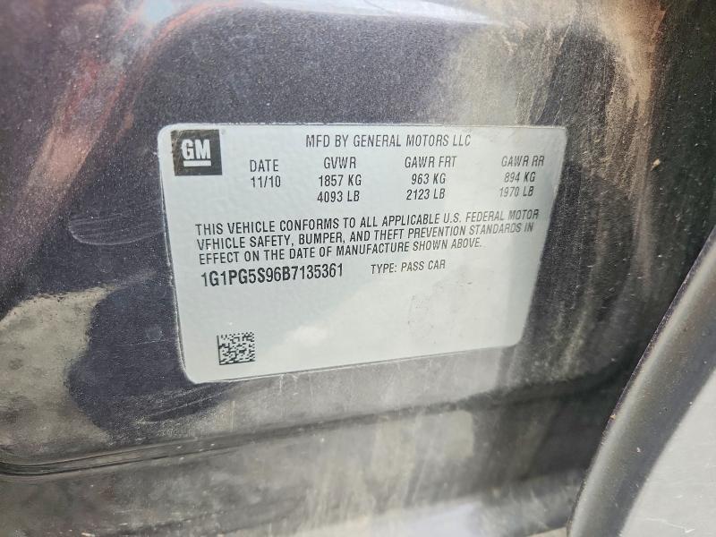 Продажа на аукционе авто 2011 Chevrolet Cruze, vin: 1G1PG5S96B7135361, номер лота: 55528406