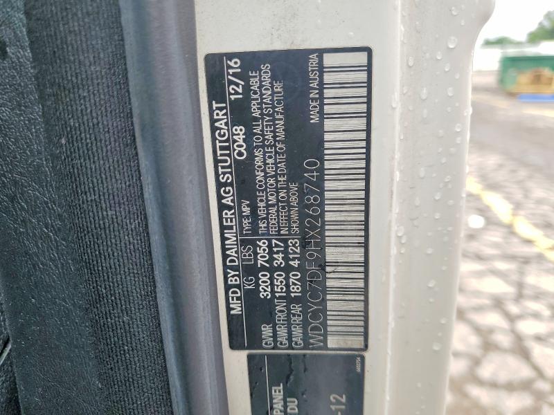 Продажа на аукционе авто 2017 Mercedes-benz G, vin: WDCYC7DF9HX268740, номер лота: 57609406