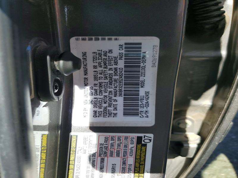 57317056 :رقم المزاد ، 1NXBR32E95Z482410 vin ، 2005 Toyota Corolla مزاد بيع