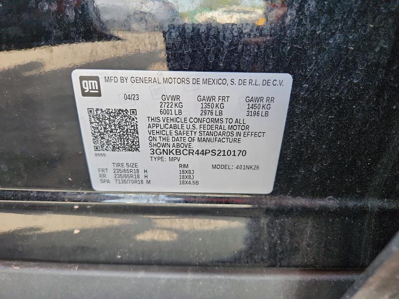 Продажа на аукционе авто 2023 Chevrolet Blazer, vin: 3GNKBCR44PS210170, номер лота: 56123926