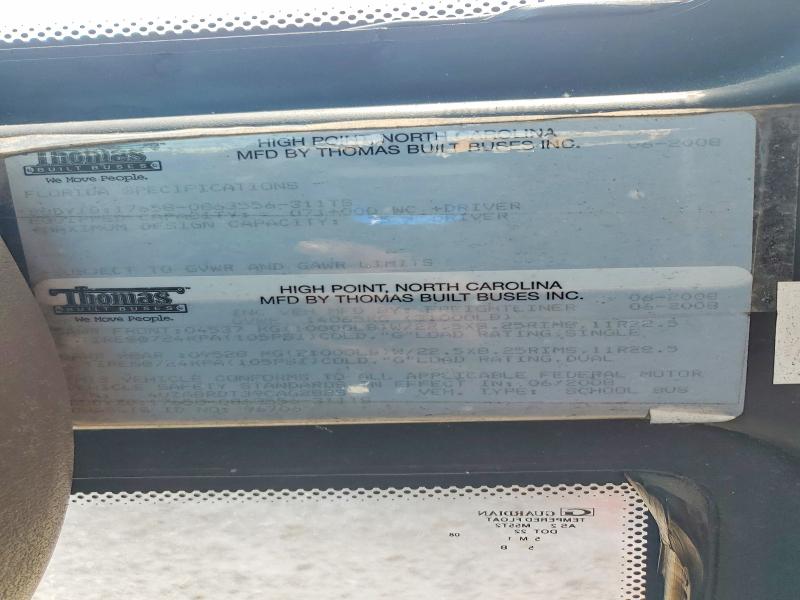 Продажа на аукционе авто 2009 Thomabuses Bus, vin: 4UZABRDT39CAG2828, номер лота: 56036636