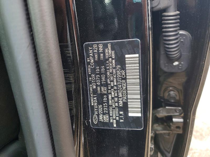 Aukcja sprzedaży 2026 Hyundai Elantra Hybrid, vin: KMHLM4DJ4TU199879, numer aukcji: 58657686