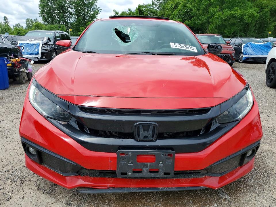 2021 Honda Civic მანქანა იყიდება აუქციონზე, vin: 2HGFC2F89MH012824, აუქციონის ნომერი: 57363916