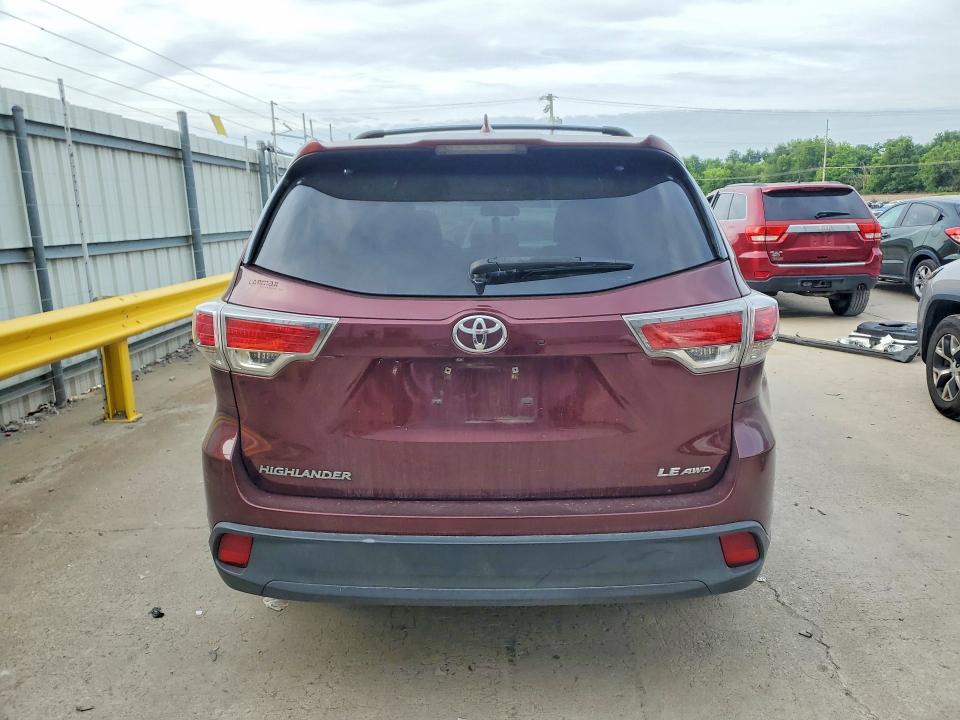 Aukcja sprzedaży 2015 Toyota Highlander, vin: 5TDBKRFH7FS076101, numer aukcji: 56292486