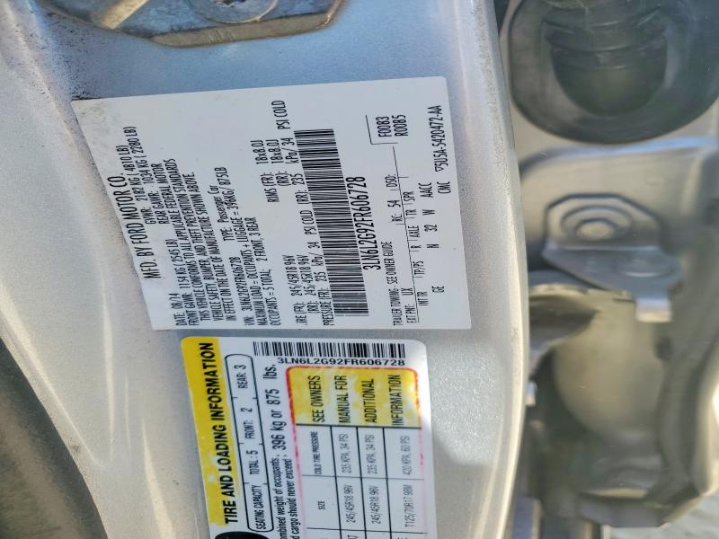 Продажа на аукционе авто 2015 Lincoln Mkz, vin: 3LN6L2G92FR606728, номер лота: 57719626