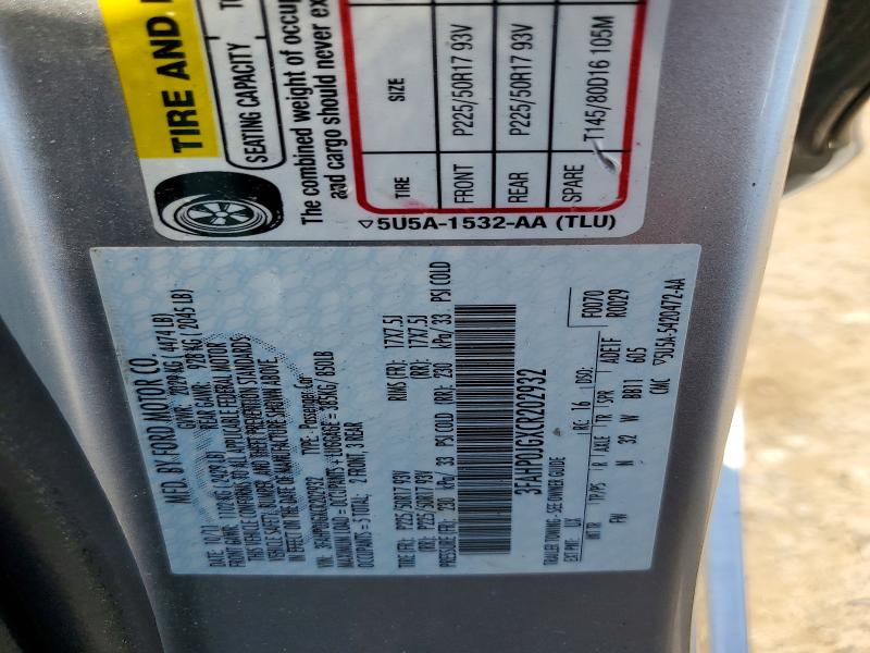 Продажа на аукционе авто 2012 Ford Fusion, vin: 3FAHP0JGXCR202932, номер лота: 55413646