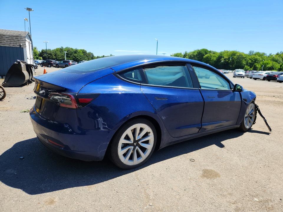 Продажа на аукционе авто 2022 Tesla Model 3, vin: 5YJ3E1EA7NF287836, номер лота: 56135546