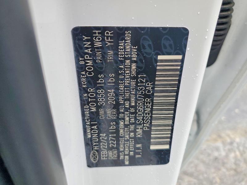 56691946 :رقم المزاد ، KMHLS4DG6RU753121 vin ، 2024 Hyundai Elantra مزاد بيع