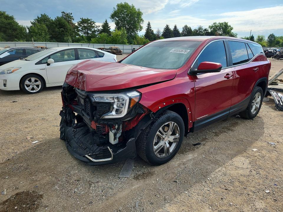 58553676 :رقم المزاد ، 3GKALTEV3NL147106 vin ، 2022 Gmc Terrain مزاد بيع