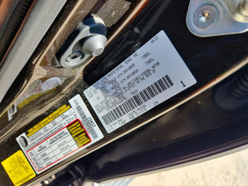 55785156 :رقم المزاد ، 5TFMC5DB7RX048701 vin ، 2024 Toyota Tundra مزاد بيع